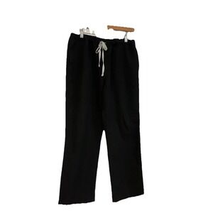 FIGS Men's Pisco Basic Scrub Pants Medium Black Medical Uniform Scrubs
